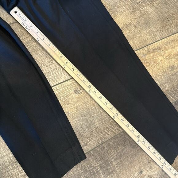 Banana Republic Women's Slim Straight Ankle Trouser Pant Black Size 12 Short - Picture 3 of 8